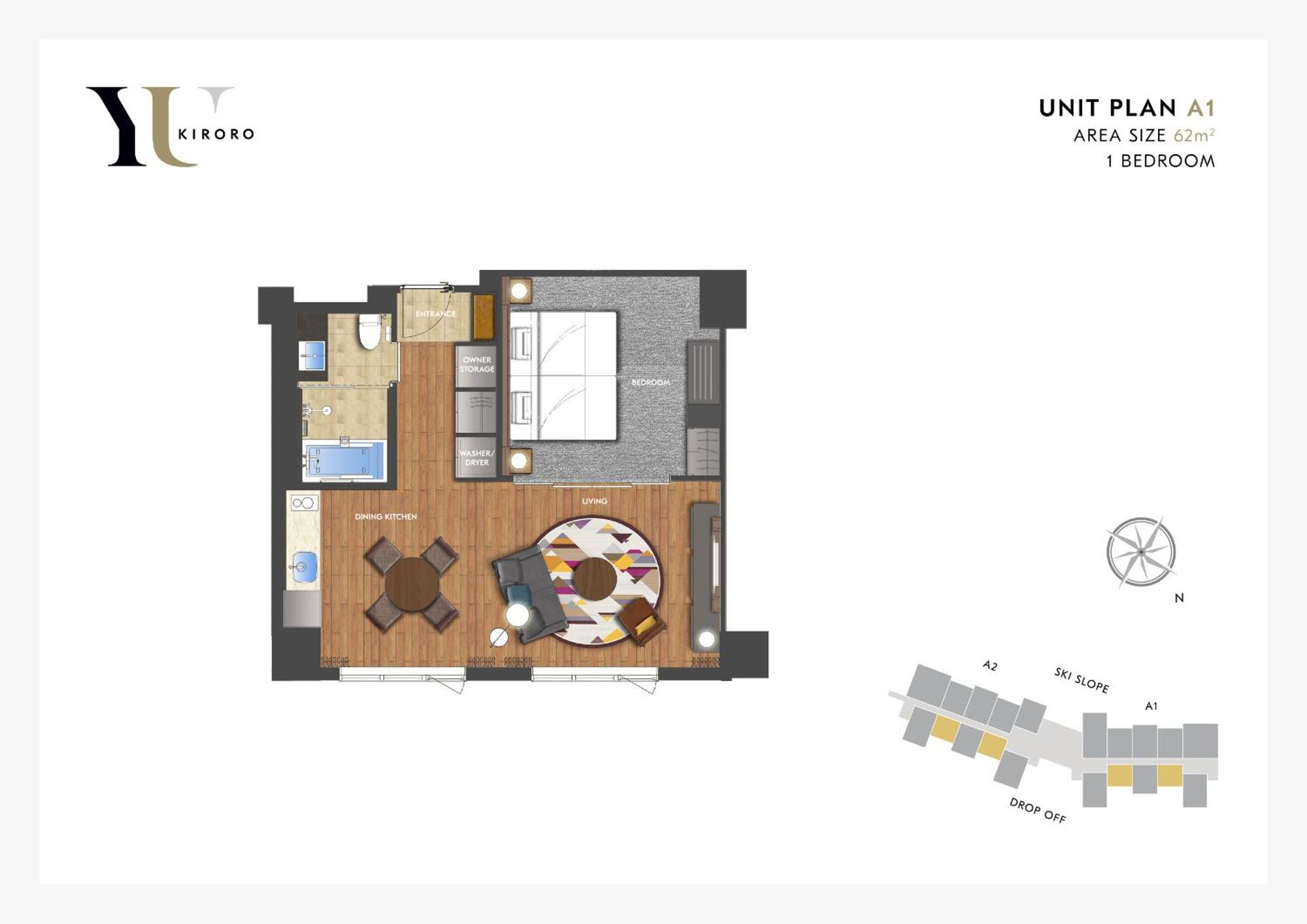 Yu Kiroro, Ski-In Ski-Out Luxury Residences Akaigawa Rum bild